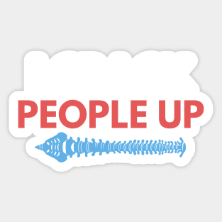 I Crack People Up Funny Chiropractor Spine adjust Therapist Sticker